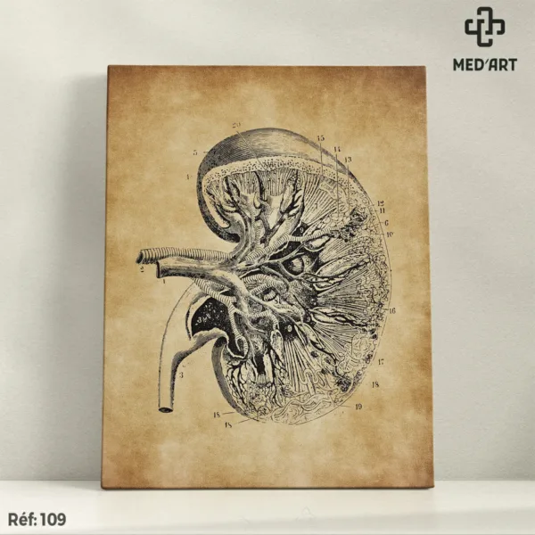 Coupe Longitudinale du Rein -109