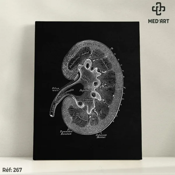 Coupe Longitudinale du Rein -267